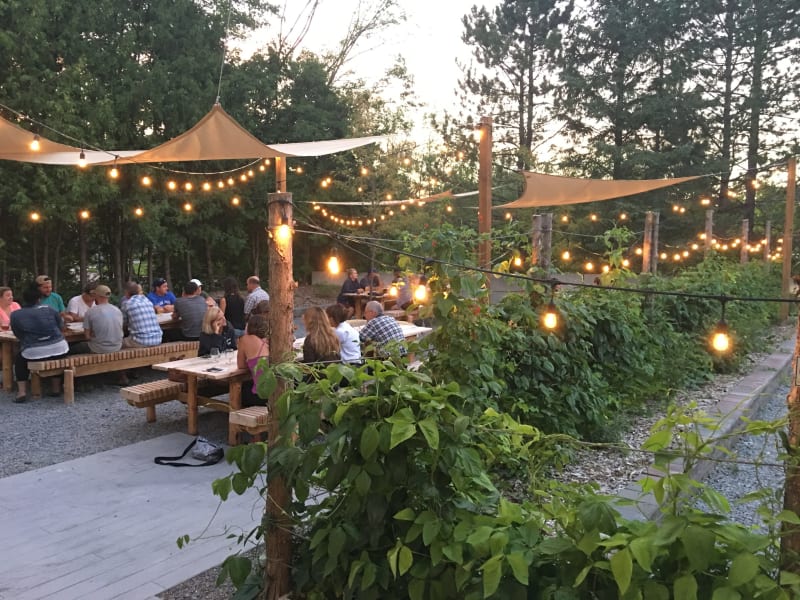 The Beer Garden at The Second Wedge Brewing Company