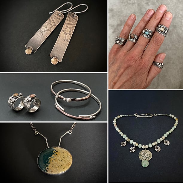 Audrey Morgan, Silver, Copper & Gemstone Jewellery